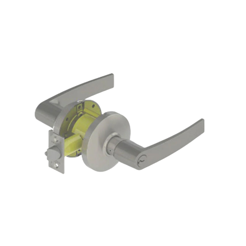 HAGER - 3480 - Storeroom Cylindrical Lock - 6 Pin - Grade 1 - Satin Chrome