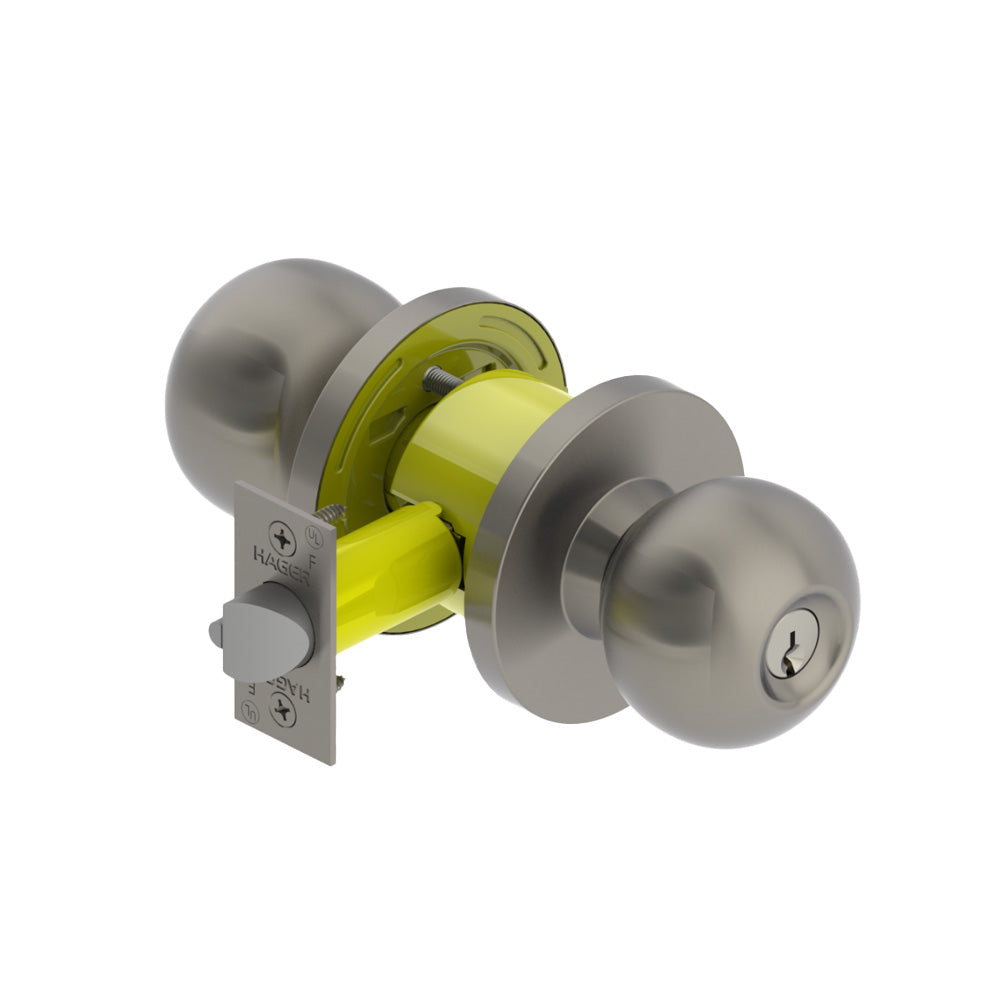 HAGER - 3553 - Entry Conventional Cylindrical Lock with 2-3/4