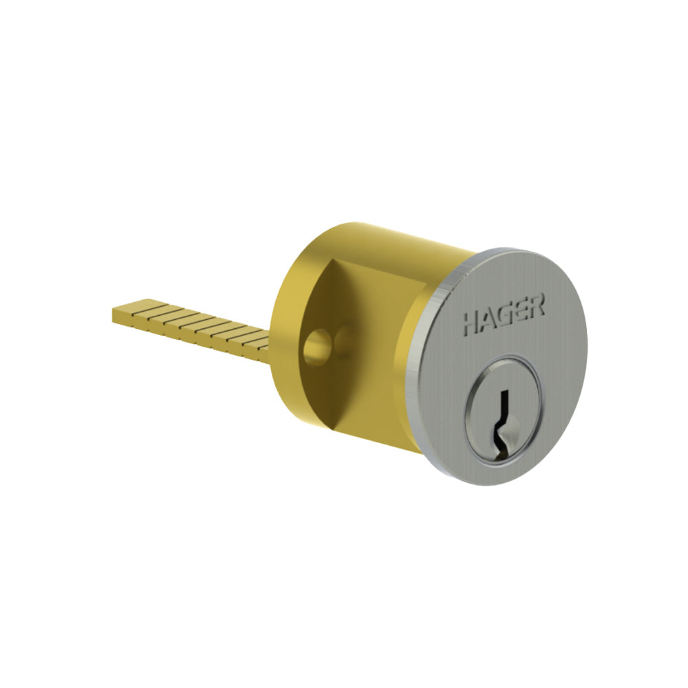 HAGER - 3901 - Rim Cylinder with 6 Pin Schlage C Keyway and Keyed Diff ...