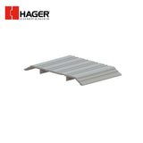 HAGER - 415S - Saddle Threshold - 6 Inch by 1/2 Inch - Milled Aluminum