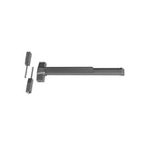 HAGER - 4501 - Surface Vertical Rod Exit Bar with Wide Stile Pushpad and 36 Inch Device Exit Only - Grade 1