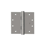 HAGER - BB1168 - Full Mortise Ball Bearing Hinge - 4.5 Inch by 4.5 Inch - 5 Knuckle - Satin Chrome