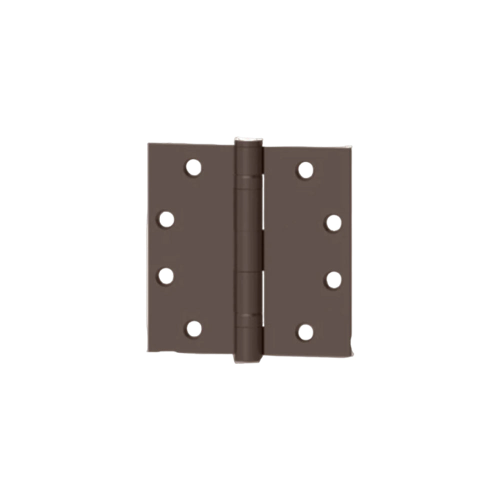 HAGER - ECBB1100 - Full Mortise Ball Bearing Hinge - 4.5 Inch by 4.5 Inch - Steel Base Material - 5 Knuckle