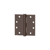 HAGER - ECBB1100 - Full Mortise Ball Bearing Hinge - 4.5 Inch by 4.5 Inch - Steel Base Material - 5 Knuckle