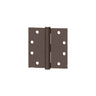 HAGER - ECBB1100 - Full Mortise Ball Bearing Hinge - 4.5 Inch by 4.5 Inch - Steel Base Material - 5 Knuckle