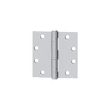 HAGER - ECBB1100 - Full Mortise Ball Bearing Hinge - 4.5 Inch by 4.5 Inch - Steel Base Material - 5 Knuckle
