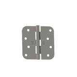 HAGER - RC1842 - Full Mortise Plain Bearing - Residential Hinge - 3.5 Inch by 3.5 Inch- Steel Base Material - 5 Knuckle - 5/8 Round Corners