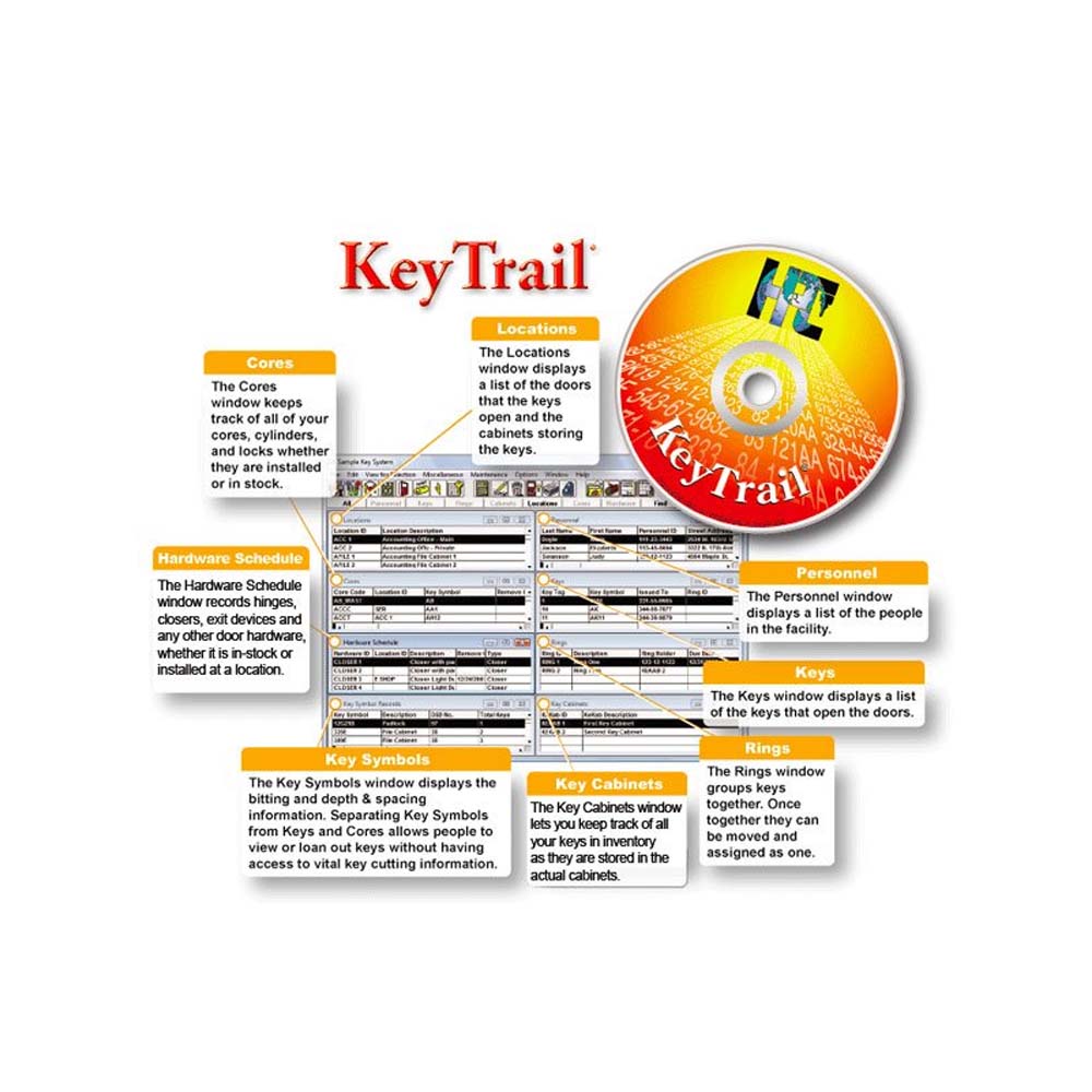 Key Loading Software Hudson Lock KT-CD KeyTrail Key Management Software – Locksmith Keyless