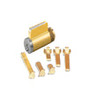 ILCO - 15996EA - Universal KIK / KIL Cylinder - 6-Pin - Schlage C123 Keyway - Zero Bitted - 26D - Satin Chrome