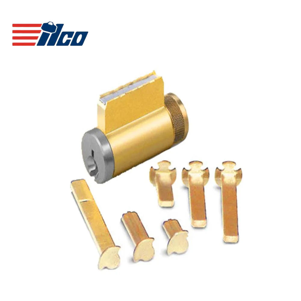 ILCO - 15996EA - Universal KIK / KIL Cylinder - 6-Pin - Schlage C123 Keyway - Zero Bitted - 26D-Satin Chrome