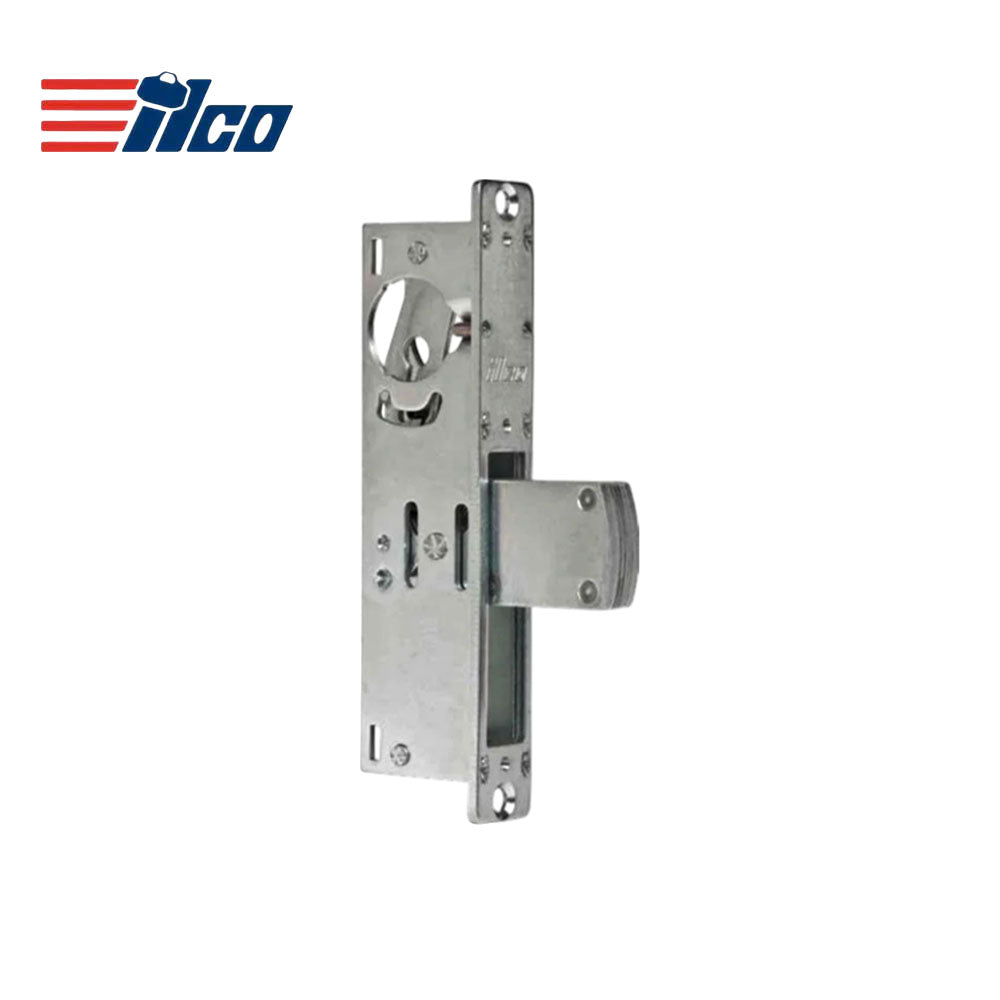 ILCO - 185 Deadbolt Mortise Lock - 1 1/8" Backset - No Handing - Flat Faceplate - Clear/Dark Bronze