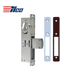 ILCO - 185 Deadbolt Mortise Lock - 1 1/8" Backset - No Handing - Flat Faceplate - Clear/Dark Bronze