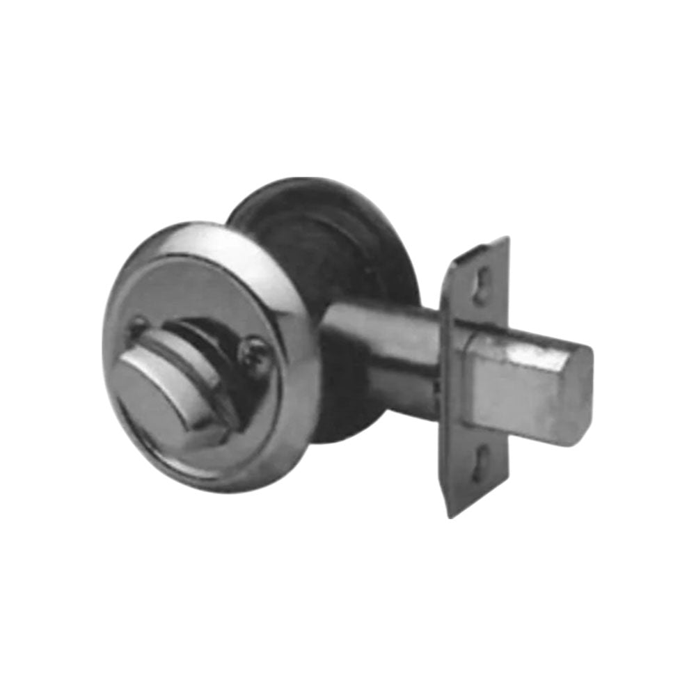 ILCO - Mortise Cylinder Heavy Duty Standard Deadbolt - 2-3/4 Backset - Satin Chrome - Grade 2 (Without Single Cylinder)