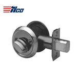 ILCO - Mortise Cylinder Heavy Duty Standard Deadbolt - 2-3/4 Backset - Satin Chrome - Grade 2 (Without Single Cylinder)