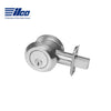 ILCO - Cylindrical Heavy Duty Standard Drive-In Deadbolt - 2-3/4" Backset - Satin Chrome - Grade 2 (Without Single Cylinder)