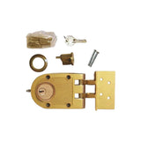 ILCO - 530-53-51 - Auxiliary Lock - Jimmy Proof Deadlock with Double Cylinder - Bronze - Grade 1