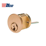 ILCO - 7075 - RIM Cylinder - 5 Pin - 1 1/8" - Arrow - KD - 03 - Bright Brass - Grade 1