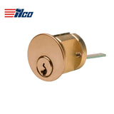 ILCO - 7075 - RIM Cylinder - 5 Pin - 1 1/8" - Kwikset - KD - 03 - Bright Brass - Grade 1