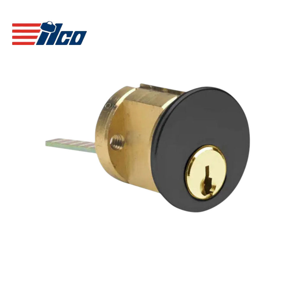 ILCO - 7075 - RIM Cylinder - 5 Pin - 1 1/8" - Kwikset - KA2 - 26D - Satin Chrome - Grade 1