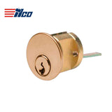 ILCO - 7075 - RIM Cylinder - 5 Pin - 1 1/8" - Schlage - KD - 03 - Bright Brass - Grade 1