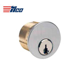 ILCO - 7165 - Mortise Cylinder - 5 Pin - 1" - Kwikset - Adams Rite Cam - KA2 - 26D-Satin Chrome - Grade 1