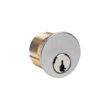 ILCO - 7165 - Mortise Cylinder - 5 Pin - 1" - Yale 8 - Adams Rite Cam - KA2 - 26D - Satin Chrome - Grade 1