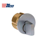 ILCO - 7181 - Turnknob Mortise Cylinder - 1 1/8" - Standard Cam - 26D - Satin Chrome - Grade 1