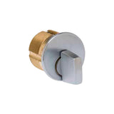 ILCO - 7181 - Turnknob Mortise Cylinder - 1 1/8" - Adams Rite Cam - 26D - Satin Chrome - Grade 1
