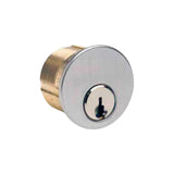 ILCO - 7185 - Mortise Cylinder - 5 Pin - 1 1/8" - Schlage - Standard Cam - KD - 26D - Satin Chrome - Grade 1