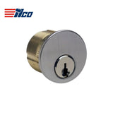 ILCO - 7206AA1 - Mortise Cylinder with 1-1/4" Length and 6 Pin Keyed Alike - Satin Stainless Steel