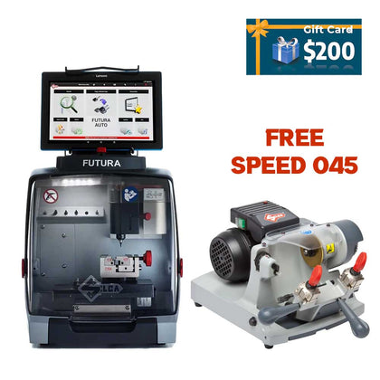 ILCO Futura Auto Automotive Code-Cutting Machine with FREE Speed 045 Manual Duplicator Machine and $200 Gift Card