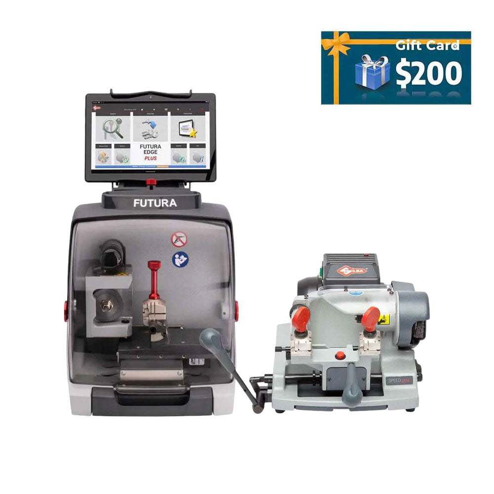 ILCO Futura Edge Plus High Security Key Cutter and Duplicator with Speed 044 Semi-Automatic Key Duplicator and $200 Gift Card