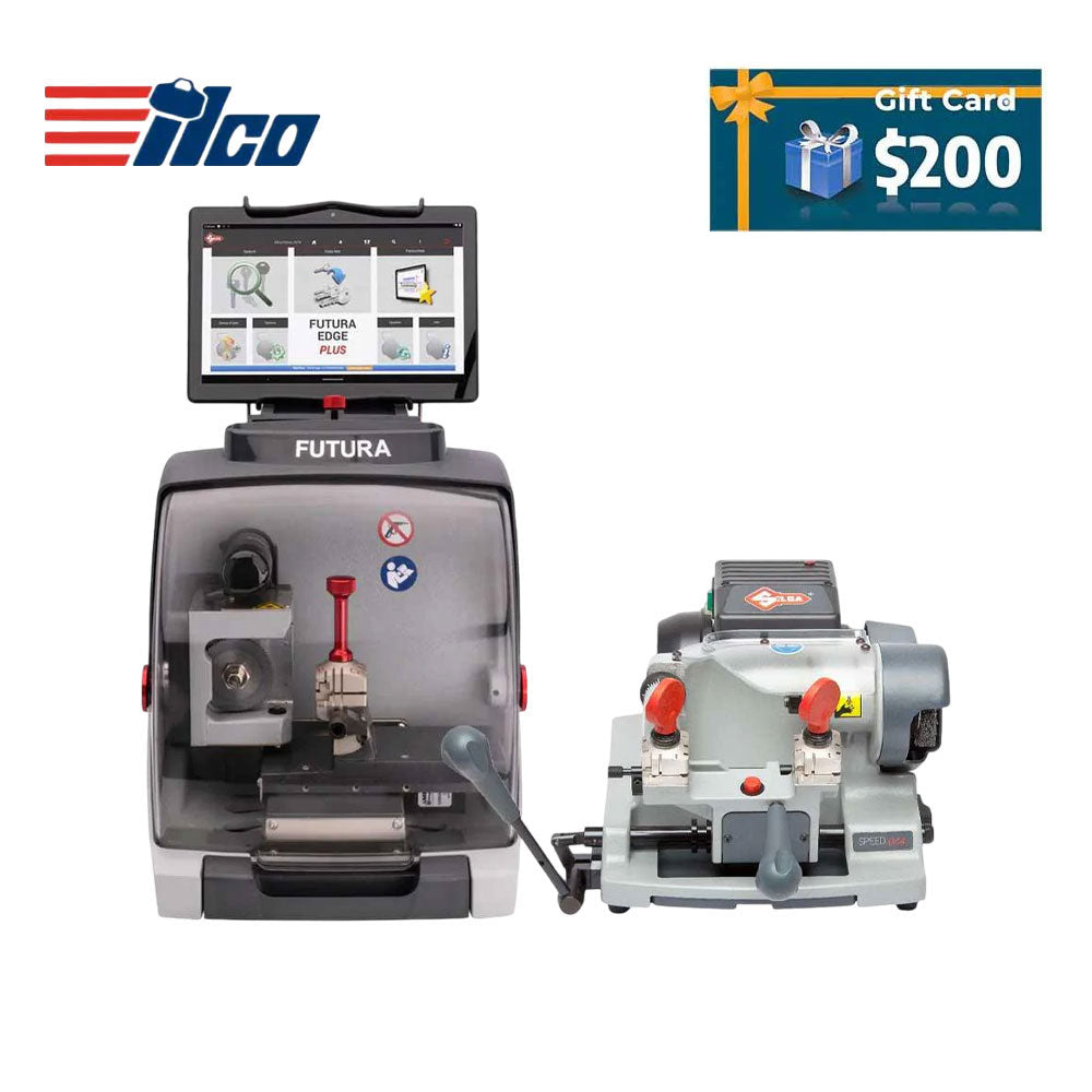 ILCO Futura Edge Plus High Security Key Cutter and Duplicator with Speed 044 Semi-Automatic Key Duplicator and $200 Gift Card