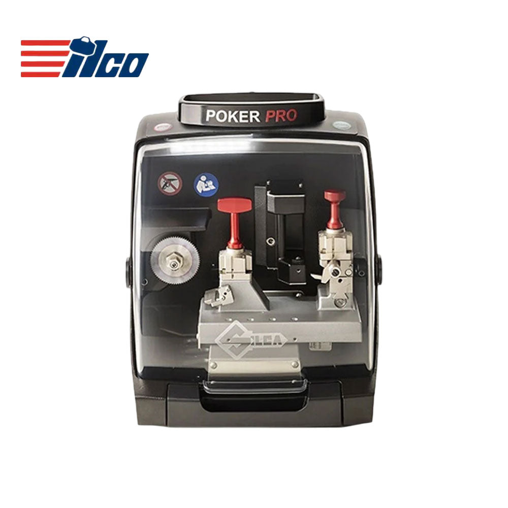 ILCO Poker Pro Automatic Key Cutting Machine for Flat and Cruciform Keys (D851467ZB)