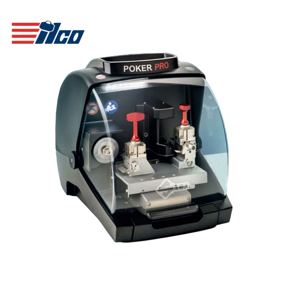 ILCO Poker Pro Automatic Key Cutting Machine for Flat and Cruciform Keys (D851467ZB)