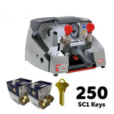 ILCO Rekord Pro S User-friendly Key Cutting Machine with FREE 2 Packs of 250 SC1 Key Blanks