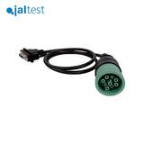 Jaltest JDC217.9 Deutsch Type 2 Green (V9) Diagnostics Cable with 9 Pins