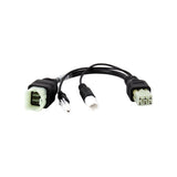 Jaltest JDC641M Kawasaki Power Cable with 6 Pins