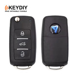 KEYDIY Remote Flip Key - VW Style W/transponder PCF7947 3B (NB08-3)
