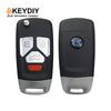 KEYDIY - Audi Style - 4 Buttons Universal Flip Remote Key (NB27-3+1)