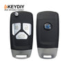 KEYDIY - Audi Style - 3 Buttons Universal Flip Remote Key (NB27-3)
