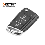 KEYDIY Volkswagen Style 3 Buttons Universal Smart Remote Flip Key (ZB15-3)