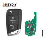 KEYDIY Volkswagen Style 3 Buttons Universal Smart Remote Flip Key (ZB15-3)