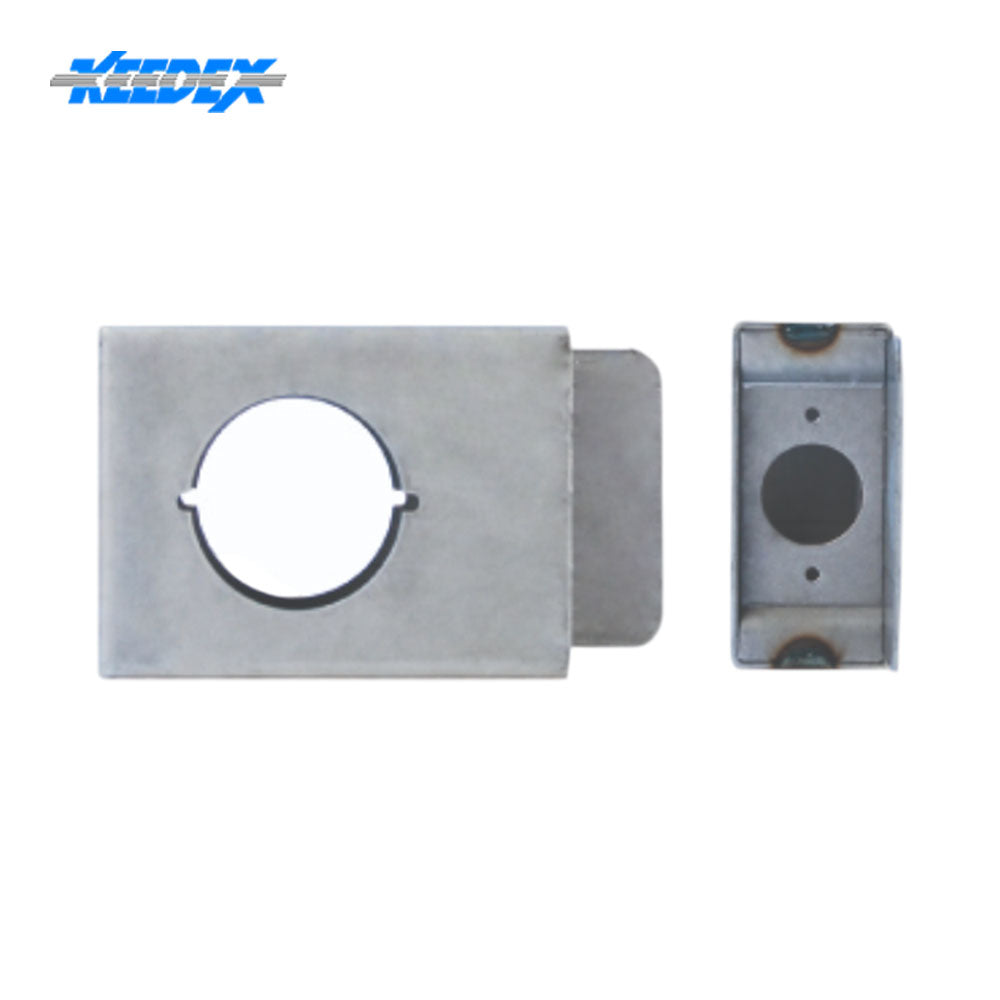 Keedex K-BXSGL234 Weldable Single Gate Box - 2-3/4" Backset