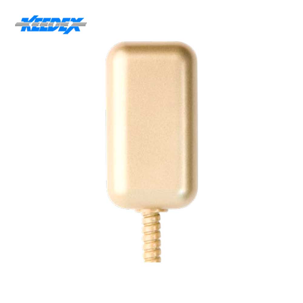 Keedex K-DL38G Armored Door Loop - 3/8" Flexible Conduit - 18" - Gold