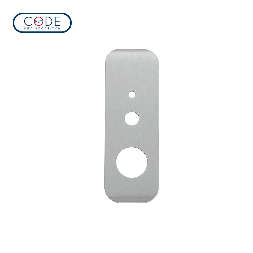 KeyInCode KIC4000 Cover Plate for 4000 Series Exit Devices with 12" Height and 3.5" Width - US26D - Satin Chromium Plated (626)