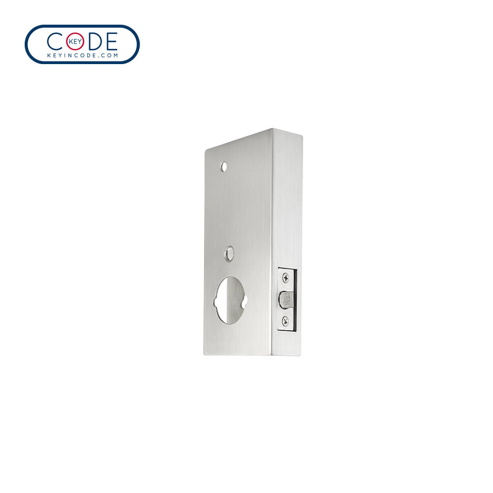 KeyInCode KIC5000 Wrap Around Plate with 12" Mortise Lock Body for KIC5550/KIC5555 Serise - US32D - Satin Stainless SteelÂ (630)