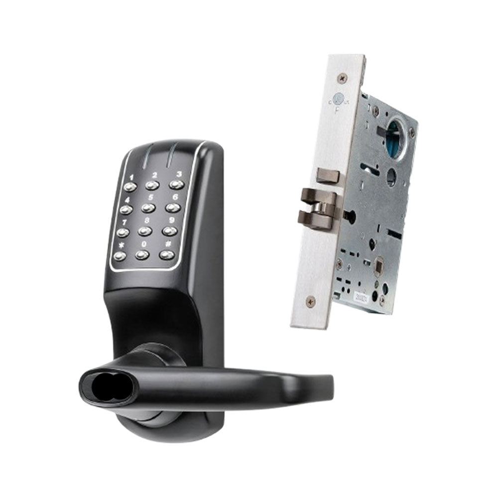 KeyInCode KIC5250 Pin Code Lockset with Mortise Body - Grade 2