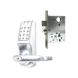 KeyInCode KIC5255 Pin Code Lockset with Mortise Latch and Auto Deadbolt - Grade 2
