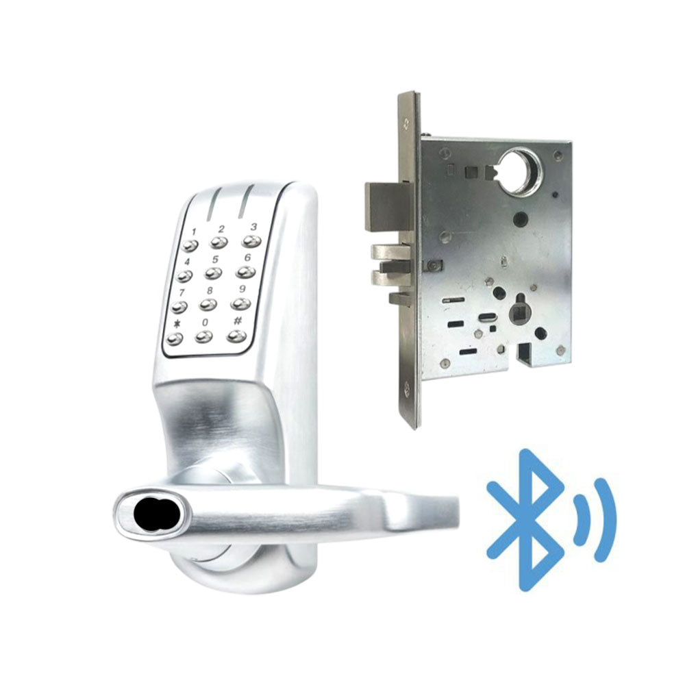 KeyInCode KIC5255 WB Bluetooth and Wi-Fi Enabled Lockset with Mortise Latch and Auto Deadbolt - Grade 2